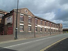 Price & Kensington Teapot Works, Longport: the frontage was demolished in November 2019 Teapot Works, Longport.JPG