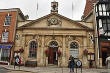 Tewkesbury Town Hall: former corn exchange, 1857 Tewkesbury Town Hall (4450).jpg