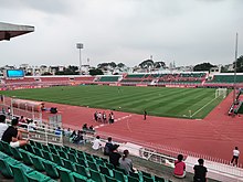 Thong Nhat Stadium is home to the V.League 1 football club Ho Chi Minh City F.C. Thong Nhat Stadium 2022.jpg