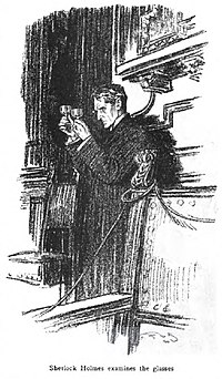 1904 illustration by Frederic Dorr Steele in Collier's The Adventure of the Abbey Grange by Frederic Dorr Steele 4.jpg