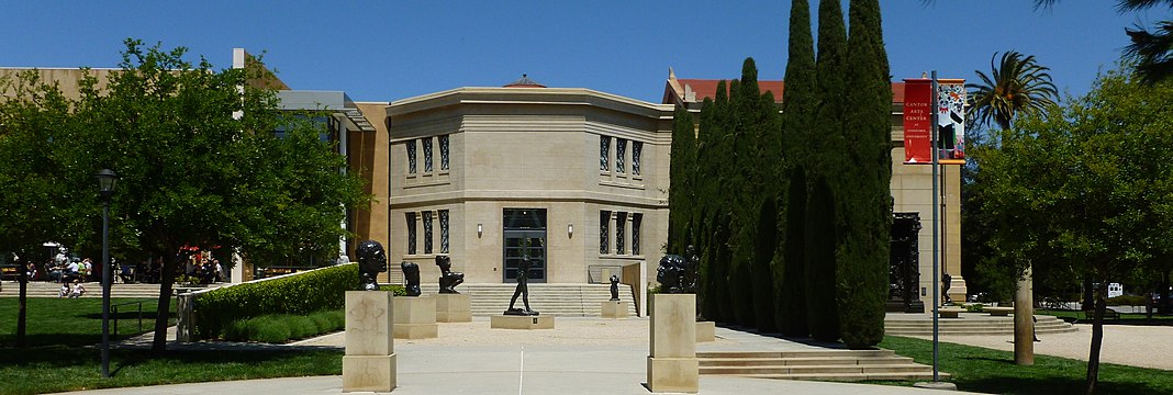 West entrance of the new wing and Rodin Sculpture Garden