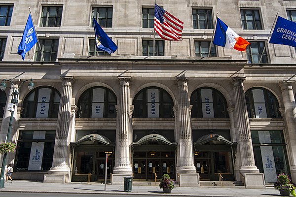 Entrance to the Graduate Center on Fifth Avenue