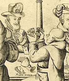 The game of Maw depicted in Thomas Cockson's 1609 engraving The Revells of Christendome The Revells of Christendome (cropped).jpg