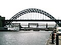 From Quayside promenade Downstream Newcastle side unknown