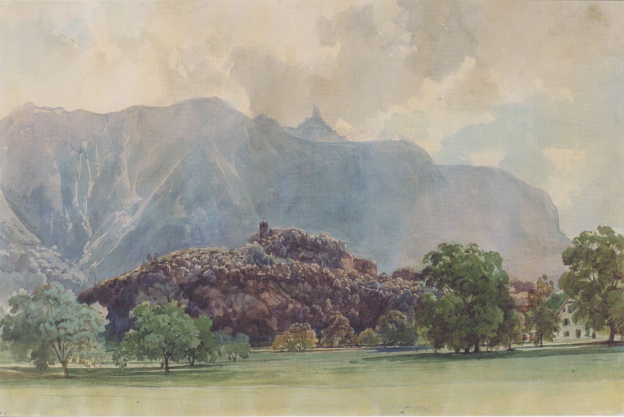 Thomas Ender - Landschaft mit Burg - ca1830.jpeg