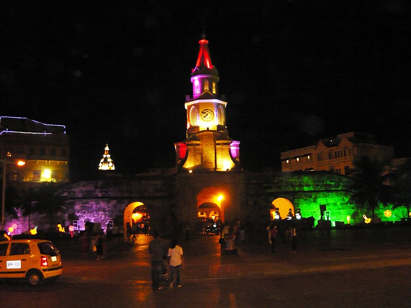 File:Torre del reloj, Cartagena de Indias - Colombia.JPG