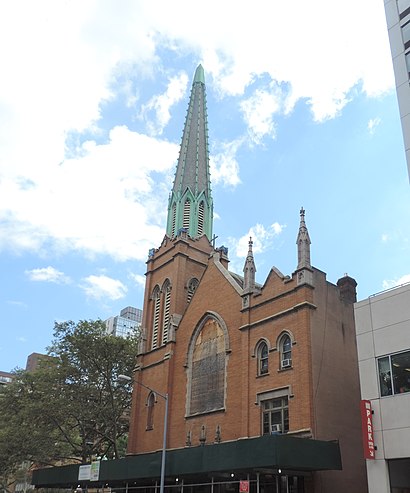 How to get to Trinity Evangelical Lutheran Church of Manhattan with public transit - About the place