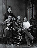 Alexander II, Princess Dolgorukova, Olga, and George