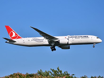 Turkish Airlines, the flag carrier of Turkey