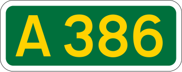 File:UK_road_A386.svg