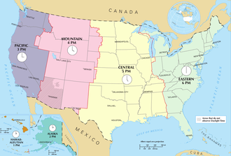 United States Zone Chart