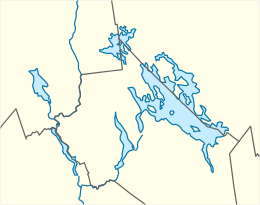USA New Hampshire Lakes Region location map.svg