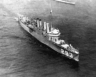 USS <i>Billingsley</i> Clemson-class destroyer