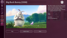 Ubuntu TV showing Big Buck Bunny Ubuntu TV screenshot.png