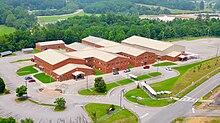 An aerial photo of a modern middle school in Blairsville, Georgia Union County Middle School in Blairsville, Ga.jpg