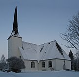 Vörå Church from 1626, oldest preserved wooden church in Finland