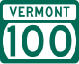 Vermont Route 100 markeri