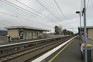 <span class="mw-page-title-main">Victoria Park railway station, Melbourne</span> Railway station in Melbourne, Australia