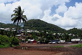 Vila de Mtsamoudou, na comuna de Bandrele.