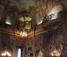 Frescoes main floor Visconti Palace, Milan.jpg