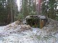 Čeština: Řopík v přírodní rezervaci Vltavský luh jižně od města Volary v okrese Prachatice. English: Light pillbox in the natural monument Vltavský luh south of the town of Volary, Prachatice District, South Bohemia, Czech Republic.