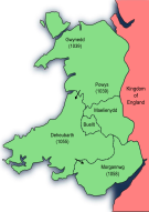 Map of the kingdom of Gruffydd ap Llywelyn, King of Wales
.mw-parser-output .legend{page-break-inside:avoid;break-inside:avoid-column}.mw-parser-output .legend-color{display:inline-block;min-width:1.25em;height:1.25em;line-height:1.25;margin:1px 0;text-align:center;border:1px solid black;background-color:transparent;color:black}.mw-parser-output .legend-text{}
Wales Wales 1039-63 (Gruffudd ap Llywelyn).svg