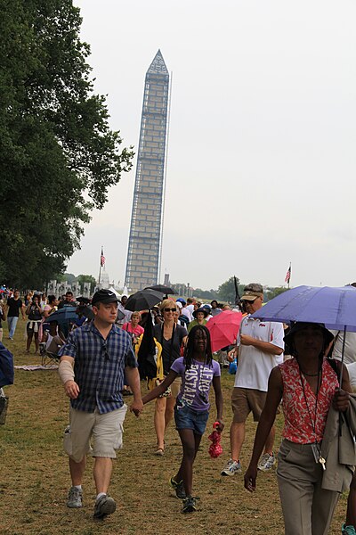 File:Walking in to the march 2 - 50th Anniversary of the Civil Rights March on Washington for Jobs and Freedom.jpg