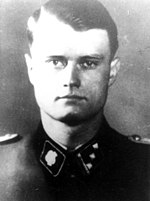 Walter Reder as a SS-Obersturmführer