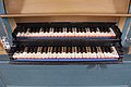 Klaviaturen der Kayser-Orgel der ev. Kirche zu Wangerland-Hohenkirchen
