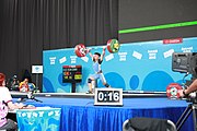 Deutsch: Gewichtheben bei den Olympischen Jugendspielen 2018; Tag 1, 7. Oktober 2018; Jungen 56 kg English: Weightlifting at the 2018 Summer Youth Olympics at 7 October 2018 – Boys' 56 kg