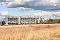 The new Weinholdbau at the campus of the university of technology in Chemnitz.