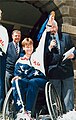 La parata di Adelaide per gli sportivi paralimpici australiani di ritorno dalle Paralimpiadi di Atlanta 1996