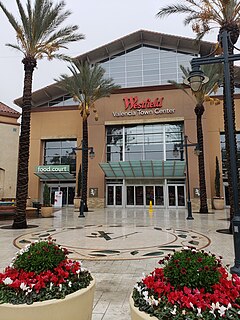 Westfield Valencia Town Center Shopping mall in Valencia, Santa Clarita, California, United States