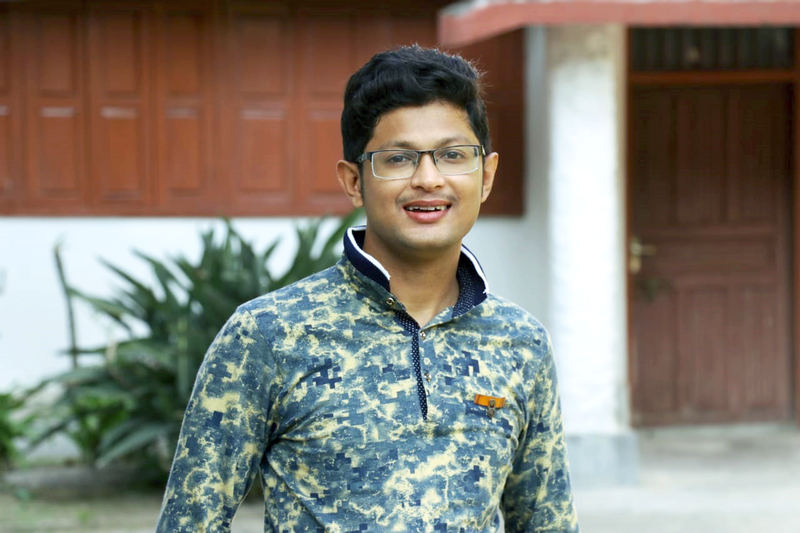 Ofbyld:Wikipedian Sandeep Raut during Wiki Loves Village Campaign.png
