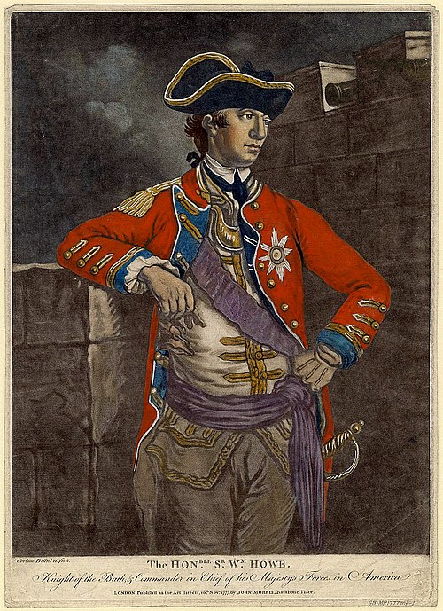 Sir William Howe, British Commander from 1775 to 1778