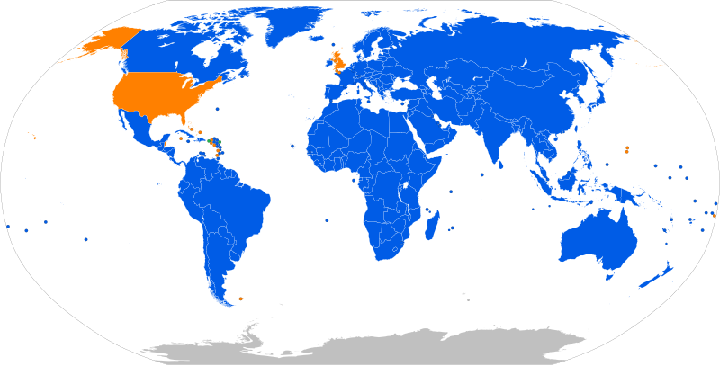 File:World Map of Speed Limit Units on Traffic Signs.svg