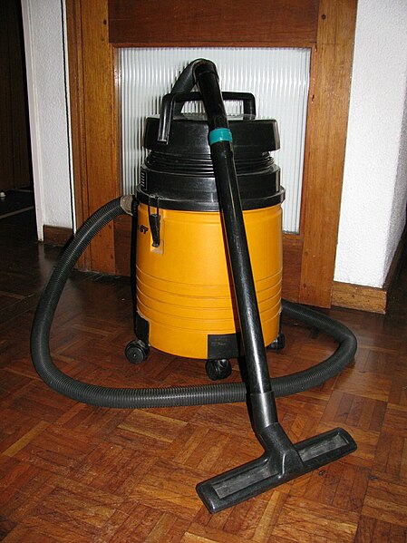 File:Yellow vacuum cleaner.JPG