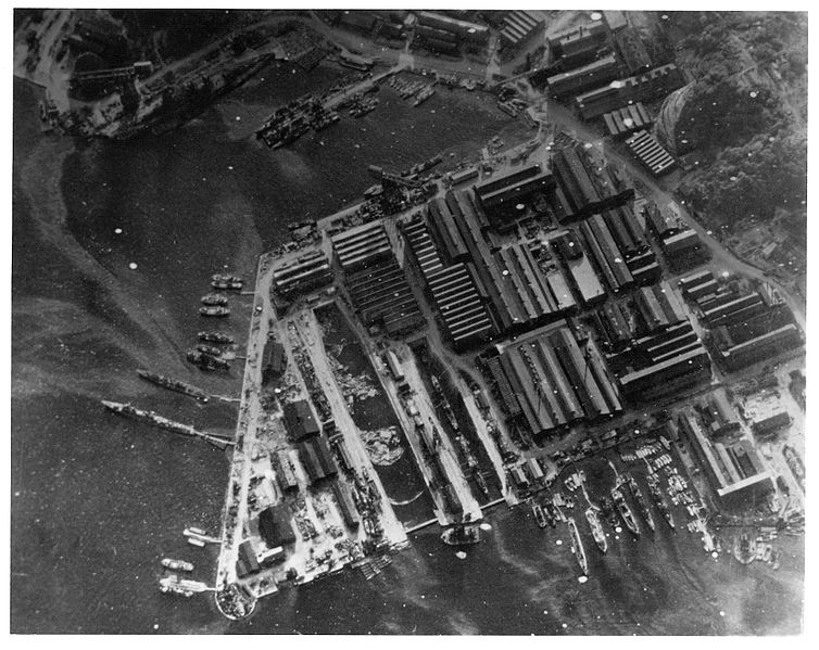 File:Yokosuka naval base 18 July 1945.jpg