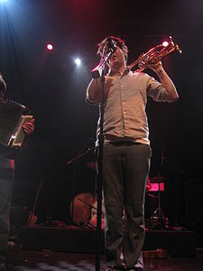 Zach Condon at the Brooklyn Academy of Music in 2009