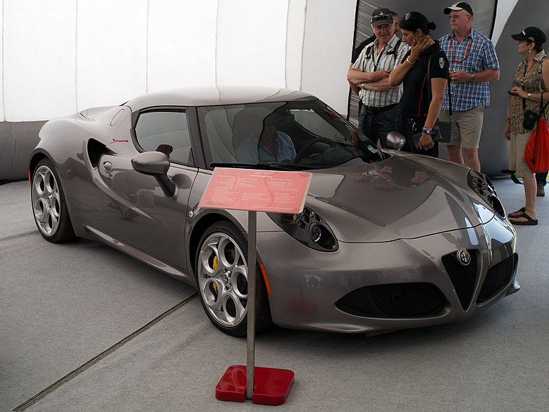 File:" 13 - supercar facing right grey Alfa Romeo 4C.jpg