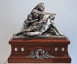 A Gambetta, les Alsaciens reconnaissants - Auguste Bartholdi - 1872[22]