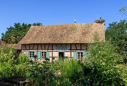 Half-timbered house from Illkirch-Graffenstaden Écomusée d’Alsace Ungersheim France