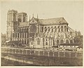 Notre-Dame sans flèche dans les années 1850 (Édouard Baldus).