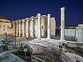 * Nomination The library of Hadrian, Athens. --C messier 20:58, 9 December 2023 (UTC) * Promotion The sky is noisy, the first pillar on right has strange looking edges (artefact or real?), some of the signs are blurry. --Tagooty 04:23, 10 December 2023 (UTC) Denoised the sky, the edge of the first pillar is caused by perspective correction. --C messier 20:26, 17 December 2023 (UTC)  Support Good quality. --Tagooty 14:33, 20 December 2023 (UTC)