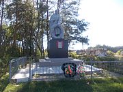 Братська могила радянських воїнів і пам'ятний знак воїнам-односельцям. Поховано 19 воїнів.jpg