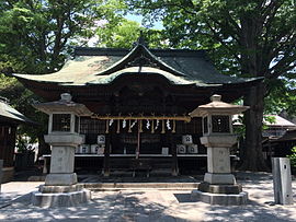 八剱神社　拝殿