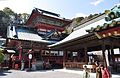 静岡浅間神社 舞殿（重文）、大拝殿（重文）（2015年3月26日撮影）