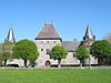 Ensemble formé par le château de Solre-sur-Sambre