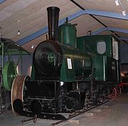 Jung locomotief Pionér, bouwjaar 1892, in het openluchtmuseum Árbæjarsafn in Reykjavik