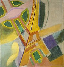 Robert Delaunay, Wieża Eiffla, 1924